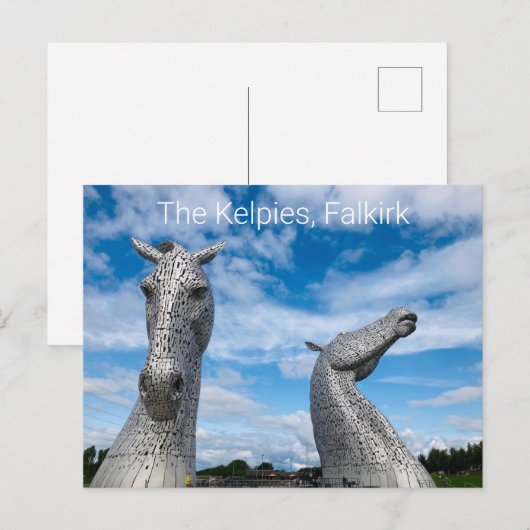 De Kelpies, Falkirk Briefkaart (Voorkant / Achterkant)