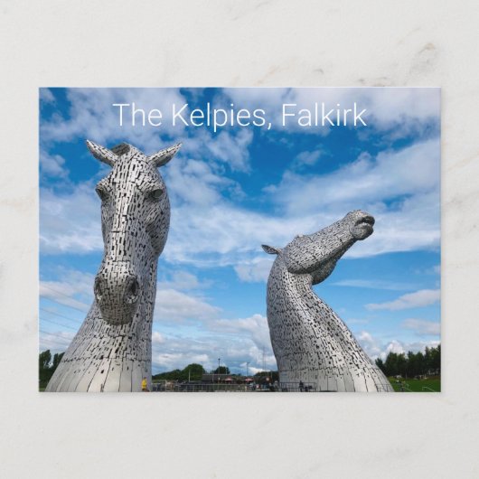 De Kelpies, Falkirk Briefkaart (Voorkant)