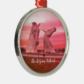 De Kelpies, Falkirk in Schotland Metalen Ornament (Rechts)