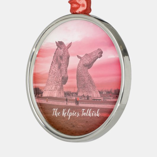 De Kelpies, Falkirk in Schotland Metalen Ornament (Links)