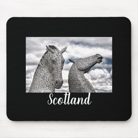 De Kelpies in Falkirk Schilderachtig Schotland Muismat (Voorkant)
