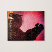 De Kelpies in Falkirk, Schotland, mooie puzzel Legpuzzel (Horizontaal)