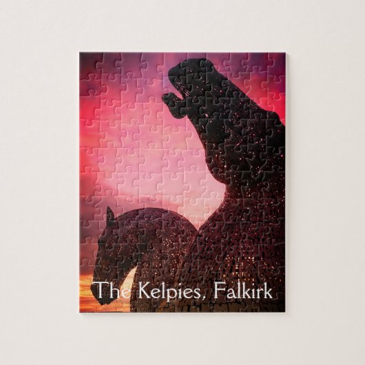 De Kelpies in Falkirk, Schotland, mooie puzzel Legpuzzel (Verticaal)
