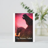 De Kelpies in Falkirk, Schotse briefkaart (Staand voorkant)