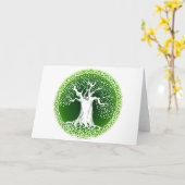 De Keltische Boom van de Wijsheid Kaart (Gele Bloem)