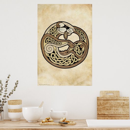 De Keltische Ferret Poster (Keuken)