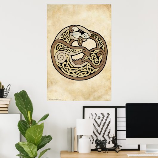 De Keltische Ferret Poster (Thuiskantoor)