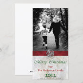 De Keltische Foto van Triskelion HolidayChristmas Feestdagenkaart (Voorkant / Achterkant)