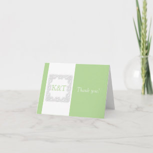 De Keltische Initialen van de Knoop - pas Bedankkaart