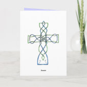 De Keltische Kaart van Pasen van de Knoop Dwars (Achterkant)