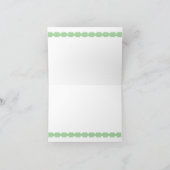 De Keltische Knoop het Iers dankt u nota neemt van Bedankkaart (Binnen)