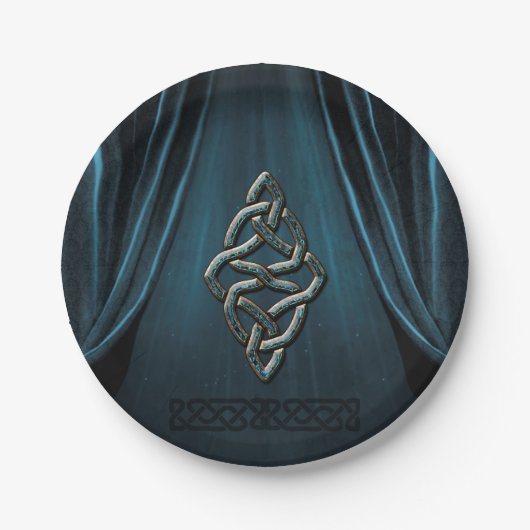 De keltische knoop papieren bordje (Voorkant)