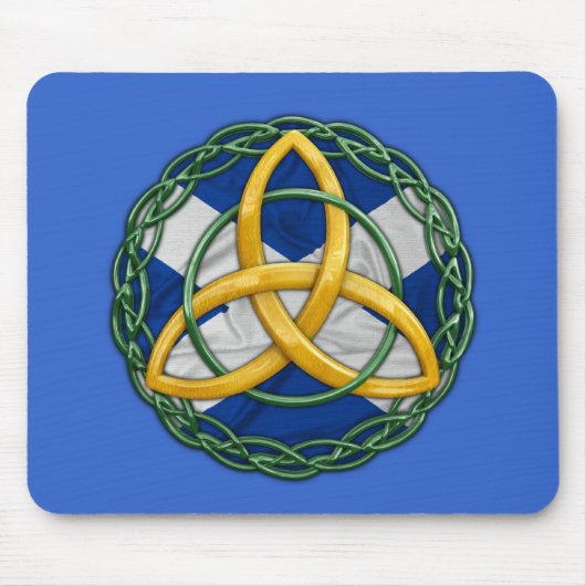 De Keltische Knoop van de Drievuldigheid Muismat (Voorkant)