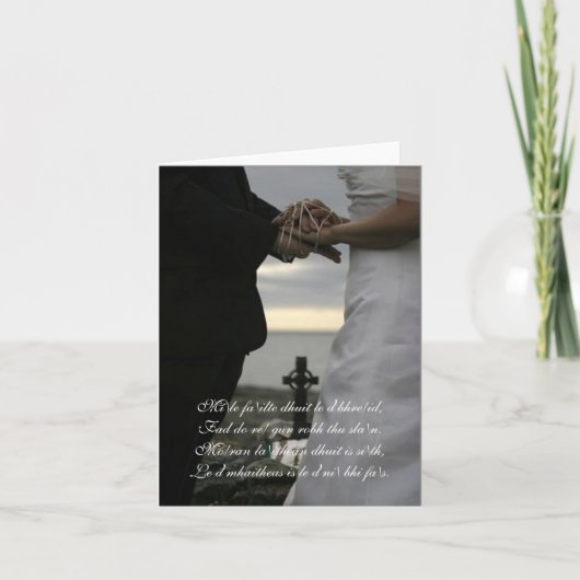 De Keltische Uitnodiging van het Huwelijk (Voorkant)