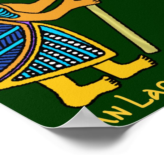 De Keltische Warrior Poster (Hoek)