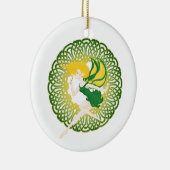 De Keltische Wish Fairy-versieringen 2 Keramisch Ornament (Rechts)