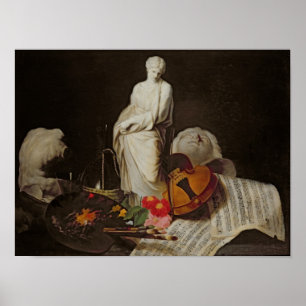De kenmerken van de kunsten poster