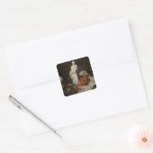 De kenmerken van de kunsten vierkante sticker (Envelop)