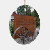 De Kennecott Mine in Alaska Keramisch Ornament (Rechts)