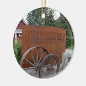 De Kennecott Mine in Alaska Keramisch Ornament (Links)