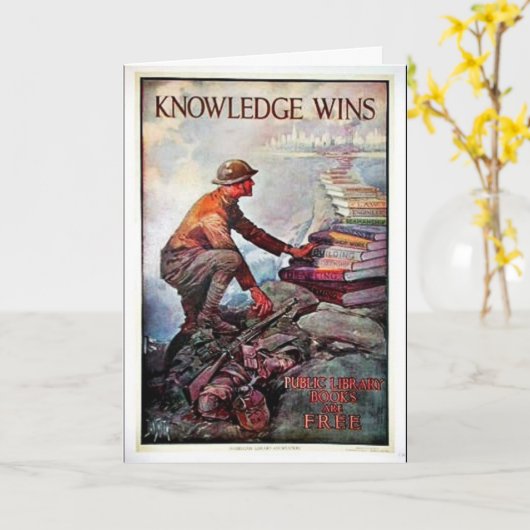 De kennis wint kaart (Gele Bloem)