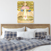De Kennisboom van Hilma af Klint Canvas Afdruk (Insitu (Slaapkamer))