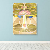 De Kennisboom van Hilma af Klint Canvas Afdruk (Insitu (Houten vloer))