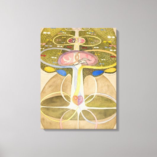 De Kennisboom van Hilma af Klint Canvas Afdruk (Voorkant)