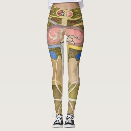 De Kennisboom van Hilma af Klint Leggings (Voorkant)