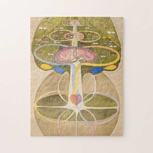 De Kennisboom van Hilma af Klint Legpuzzel (Verticaal)
