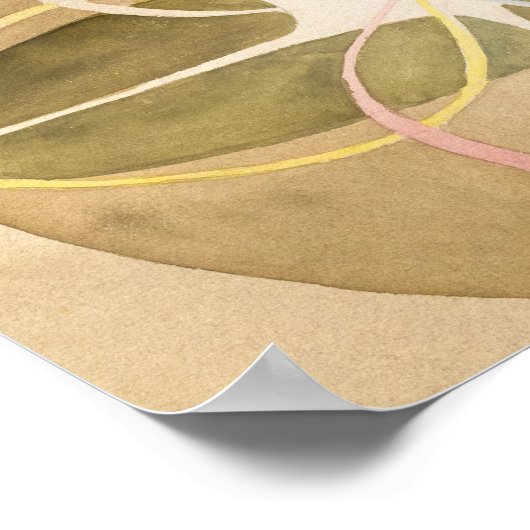 De Kennisboom van Hilma af Klint Poster (Hoek)