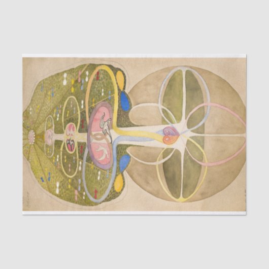 De Kennisboom van Hilma af Klint Tissuepapier (Voorkant)