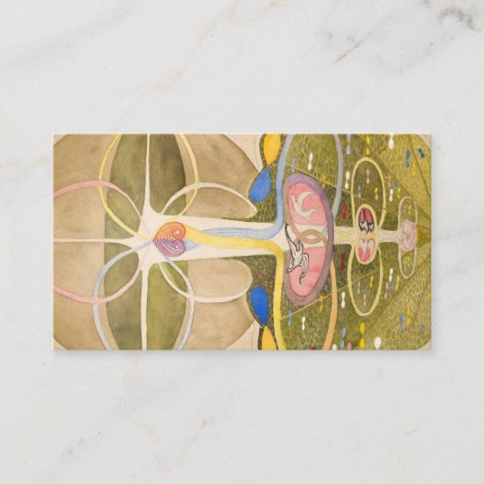 De Kennisboom van Hilma af Klint Visitekaartje (Voorkant)