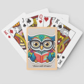 De kennishub van Uil Pokerkaarten (Achterkant)