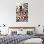 De Kensington Gardens liggen in Londen Canvas Afdruk (Insitu (Slaapkamer))