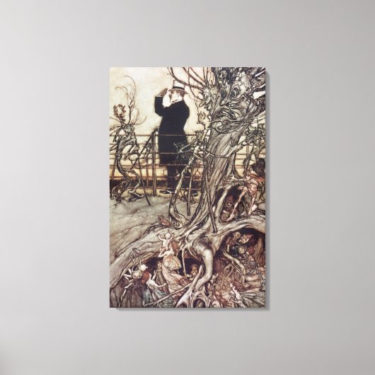 De Kensington Gardens liggen in Londen Canvas Afdruk (Voorkant)