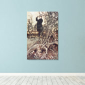 De Kensington Gardens liggen in Londen Canvas Afdruk (Insitu (Houten vloer))