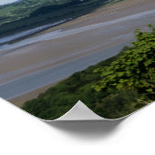 De Kent, bekeken vanuit Arnside Knott Arnside Poster (Hoek)