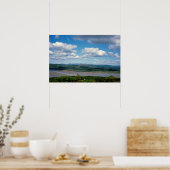 De Kent, bekeken vanuit Arnside Knott Arnside Poster (Keuken)