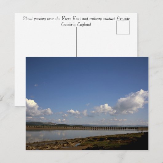 De Kent in Arnside Cumbria England Briefkaart (Voorkant / Achterkant)