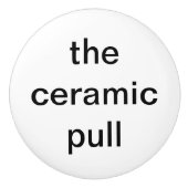 De keramische pull knop (Voorkant)