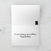 De kerel het is Uw Verjaardag! Kaart (Binnen)