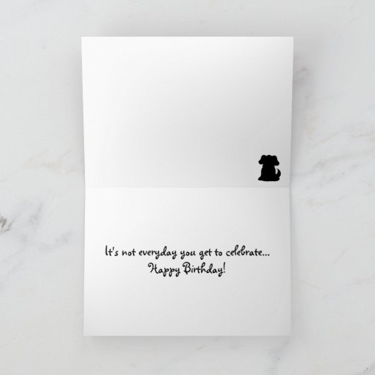 De kerel het is Uw Verjaardag! Kaart (Binnen)