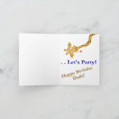 De kerel, het is Uw Verjaardag! Kaart (Binnen)