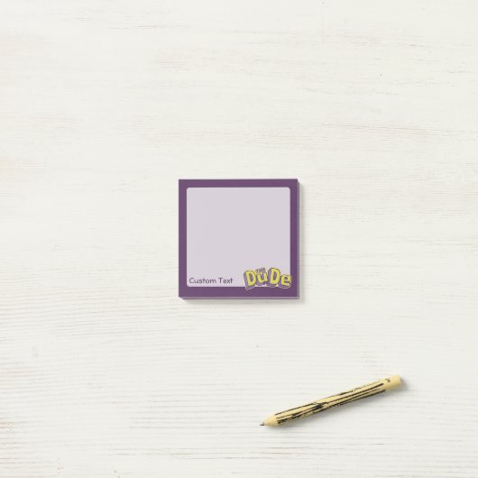 De kerel post-it® notes (Op bureau)