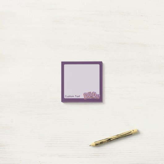 De kerel post-it® notes (Op bureau)