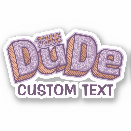 De kerel sticker (Voorkant)