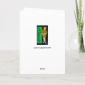 De Kerel van de Verjaardag van de bierbuik Kaart (Achterkant)