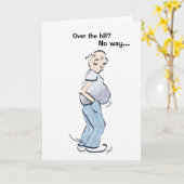 De Kerel van de Verjaardag van de bierbuik Kaart (Gele Bloem)