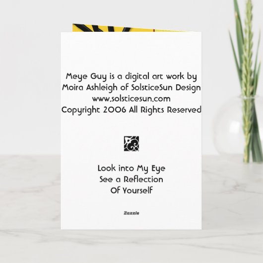 De Kerel van Meye Kaart (Achterkant)